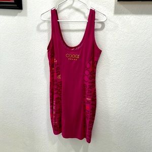 Fuchsia COOGI dress size large